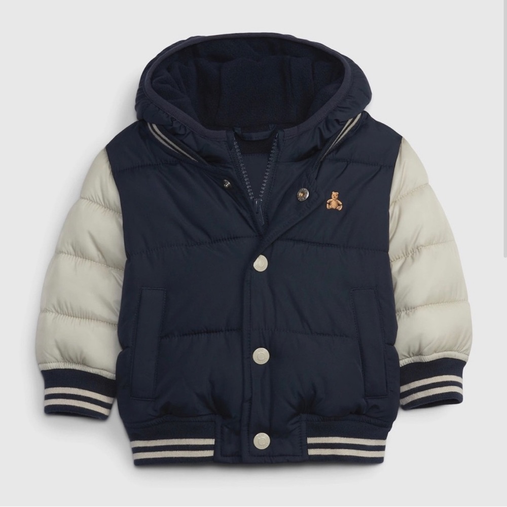 Baby varsity puffer jacket size 18-24 months